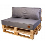 Paletové sedenie Golden Garden GG35 podsedák a vankúš 120cm x 80cm x 15cm Sivá 2